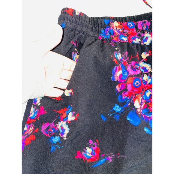 Coldwater Creek Natural Fit Elastic Waist Pant - Women's Size XL (16) - Floral - Picture 2 of 9